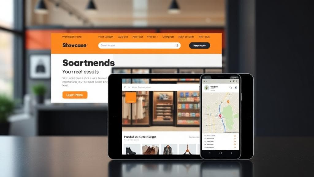 Site para Comércio Físico